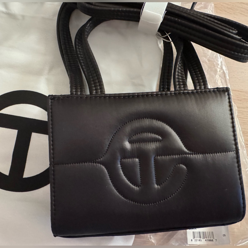 Telfar Small Puff Shopper – Black (NWT, Original Packaging)